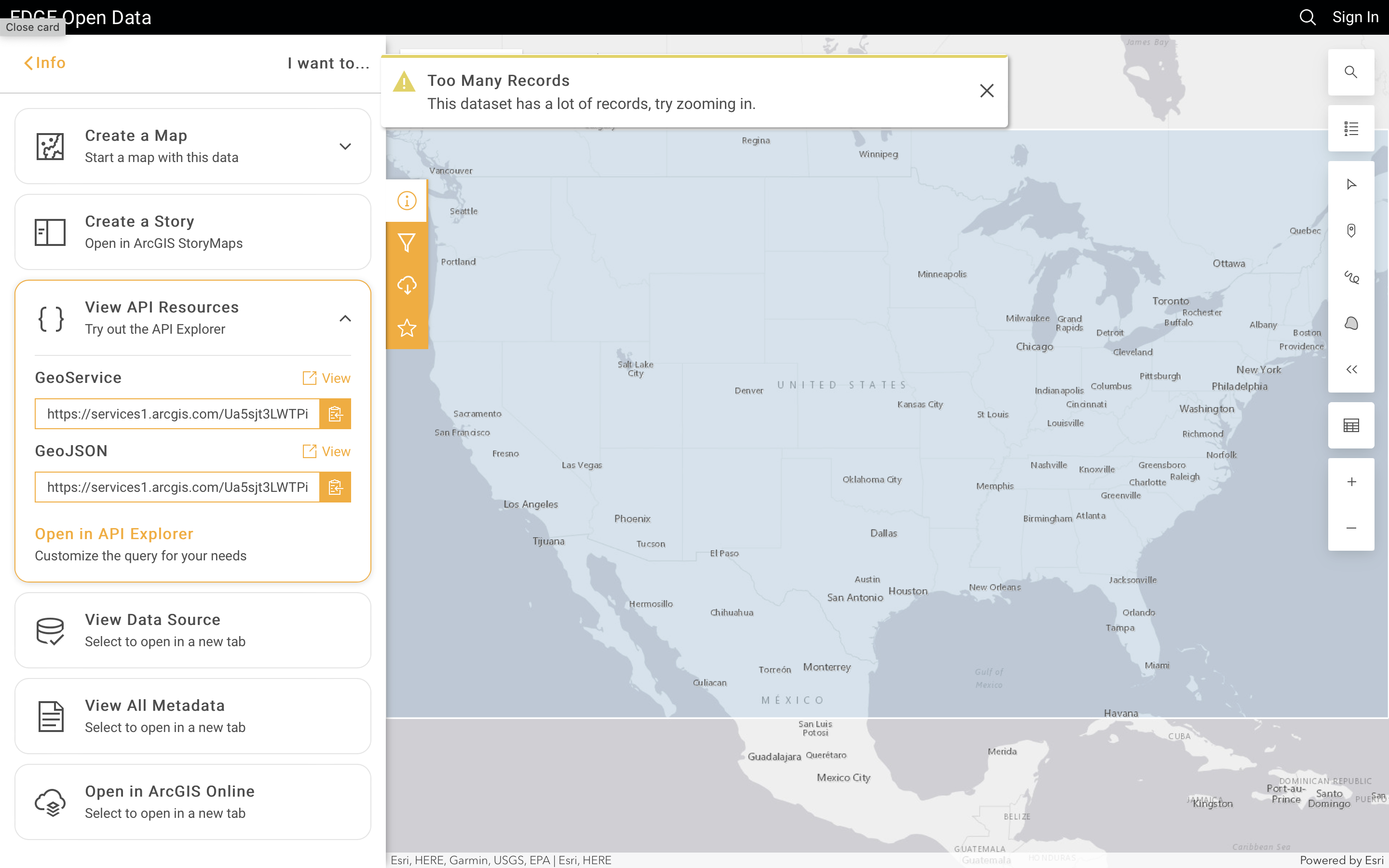 Step 2: Screenshot of NCES School Locations Data (Click to expand)